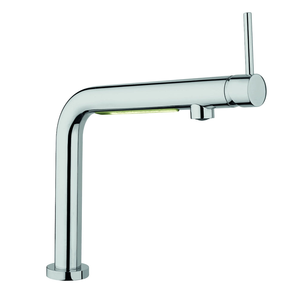 MISCELATORE MONOCOMANDO LAVELLO CON LUCE LED ARGENTINA- Cromo- ARGO- pezzi 1