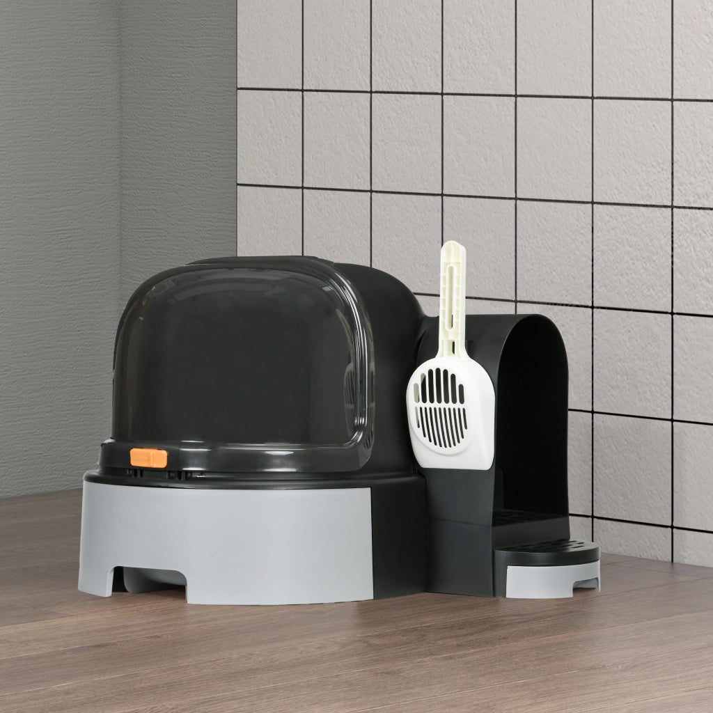 Casetta per gatti ¨C Minimal ¨C Grigio + Nero