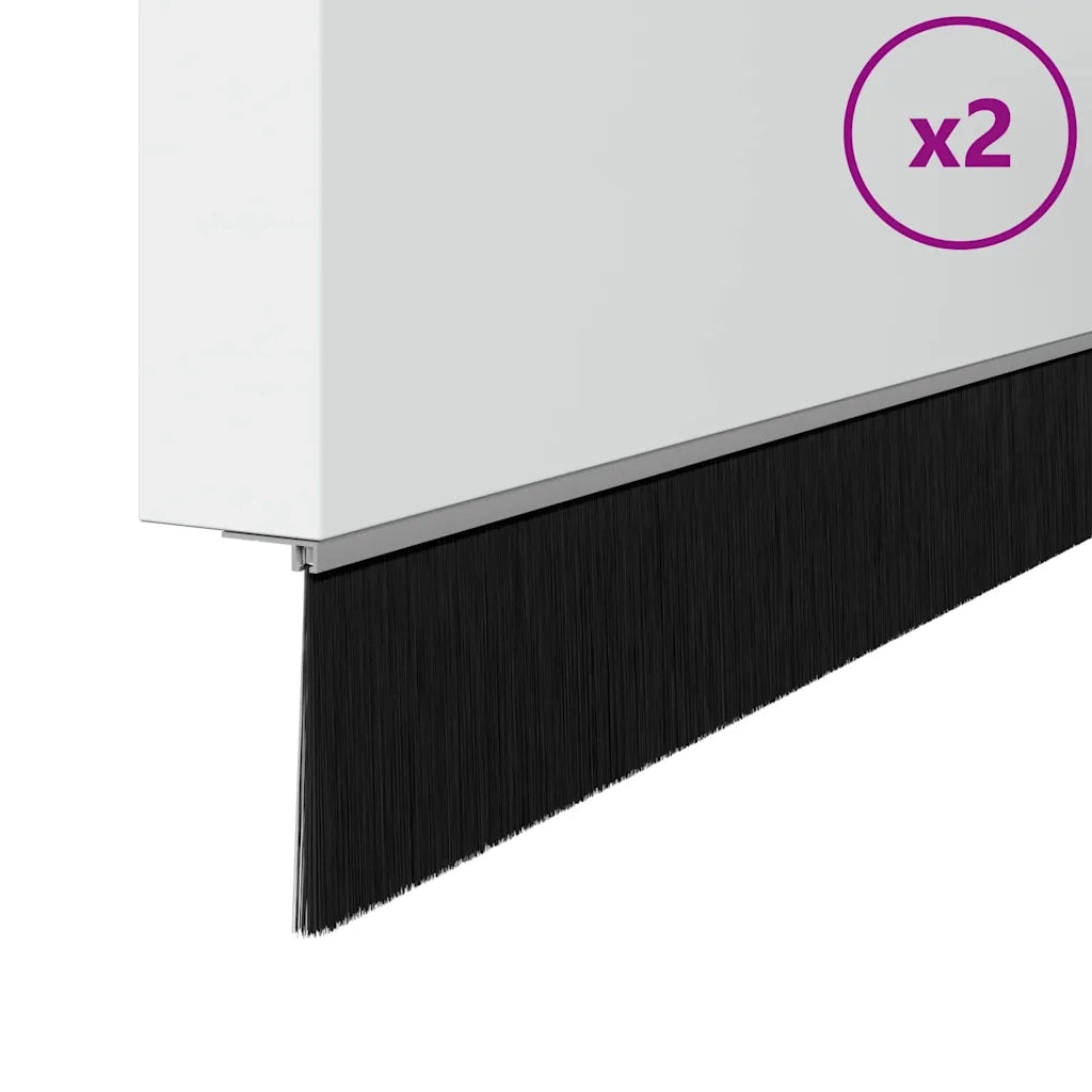 Spazzole per porte a vite 2 pz Argento 100 cm CFW7153229