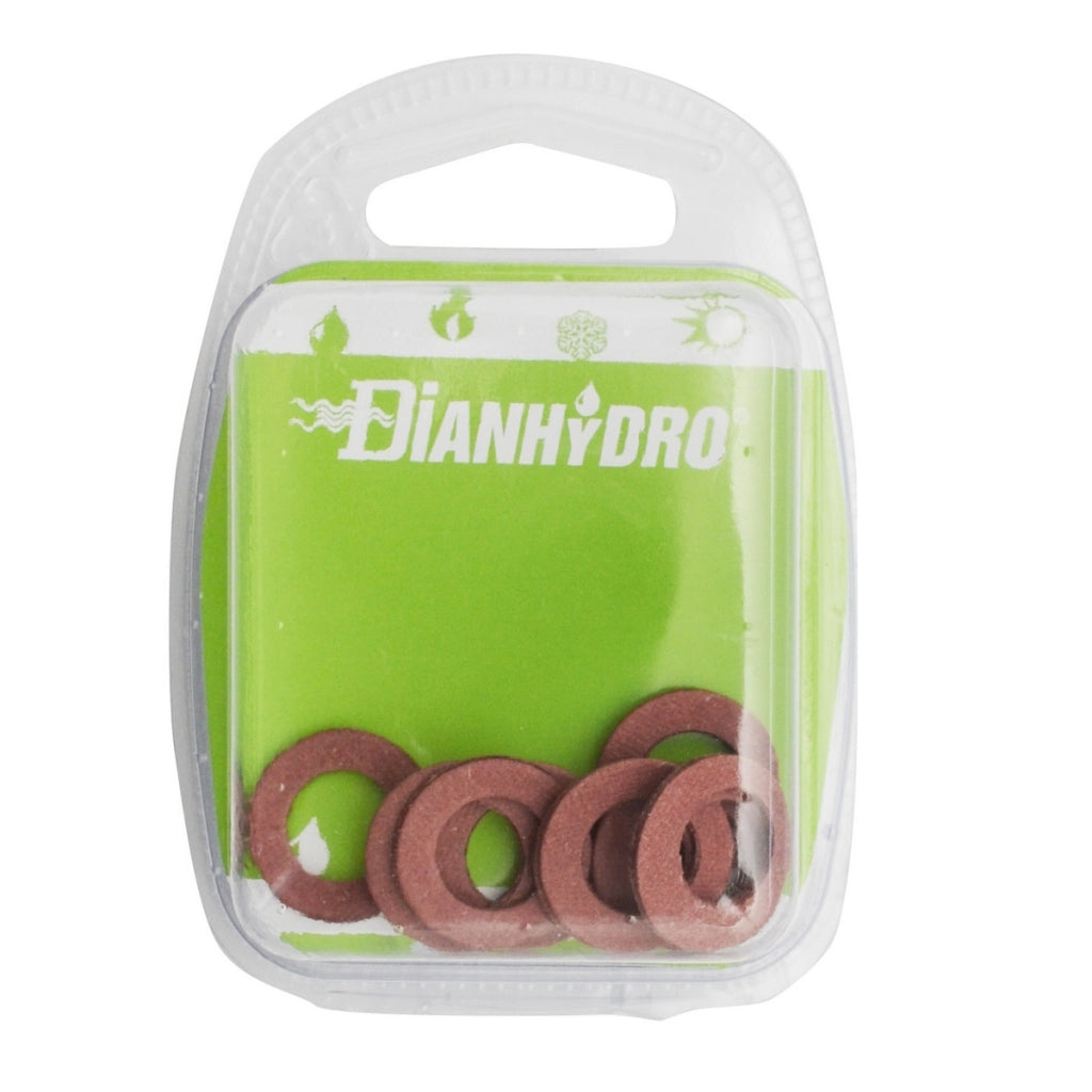 + GUARNIZIONI PER SANITARI KLINGER ROSSE MM2 BLISTER- pz.10 x 1- FAIDF- pezzi 1
