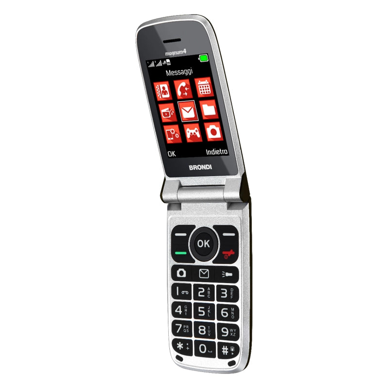 Brondi magnum 4 silver clamshell - BRMAGNUM4S