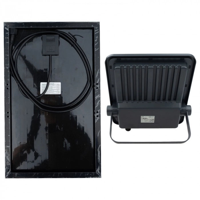 Faro LED solare 200W 4000K con sensore e telecomando Ecolight
