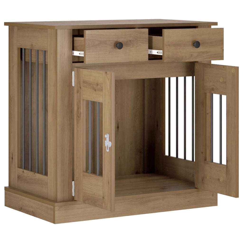 Mobile da cassa per cani Rovere Artigianale 80 x 47,5 x 80 cm 8014772