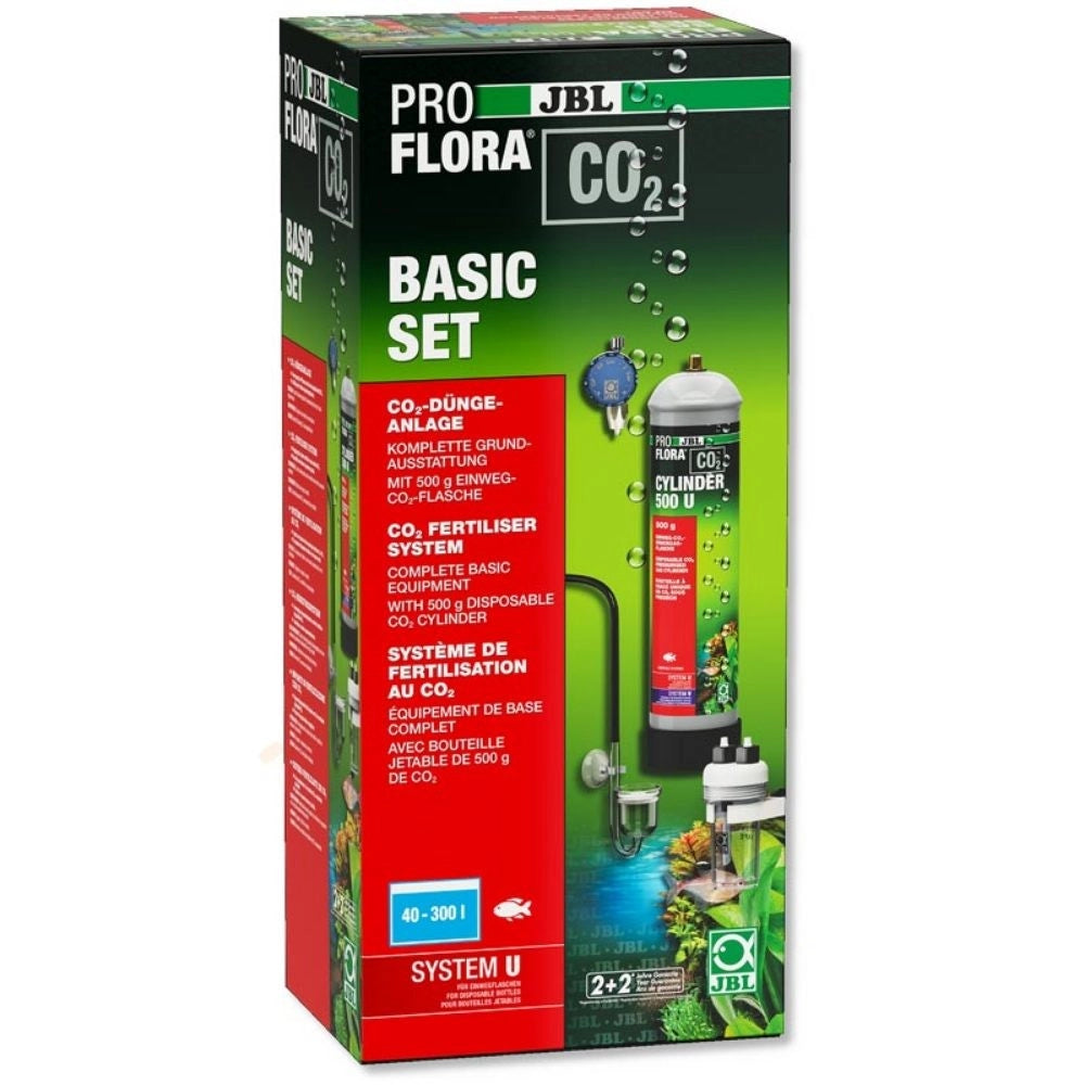 JBL ProFlora CO2 Basic Set System U - impianto base con bombola usa e getta 500gr