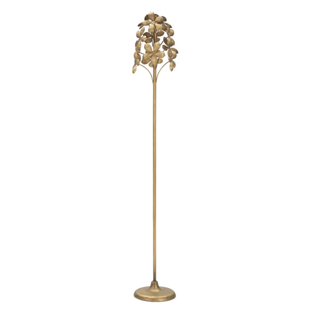 Portacandela VKH336, Oro, Metallo, 17x17x93 cm