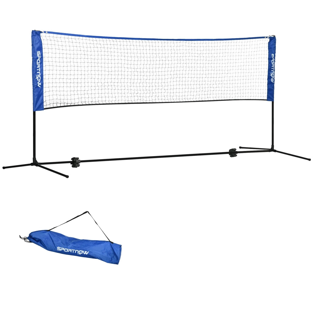 Set Rete Badminton/Tennis/Volley, Altezza Reg. 103/120/155 cm, Pieghevole, Interno/Esterno, Poliestere