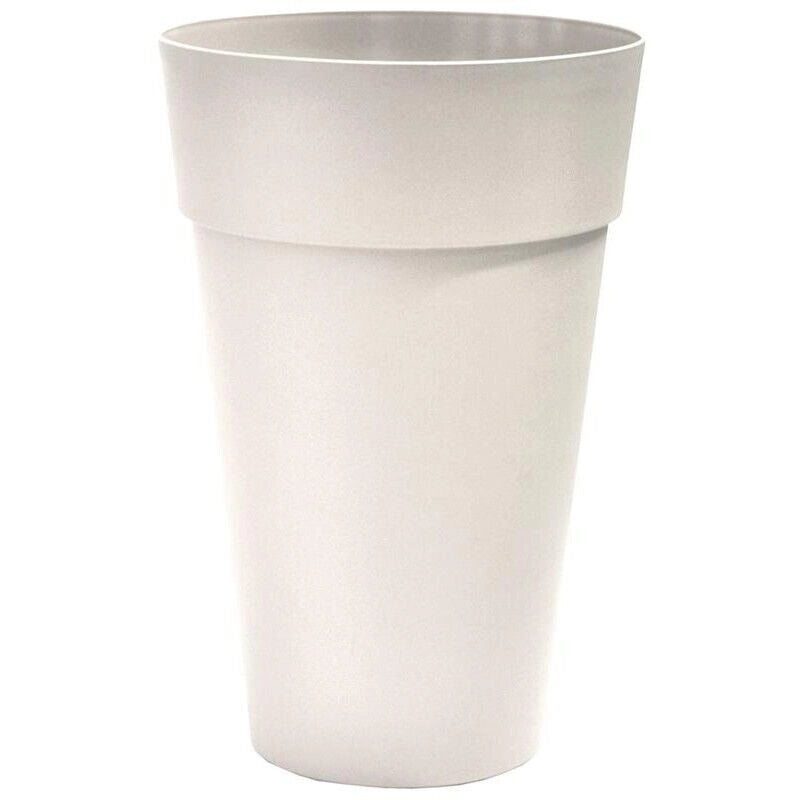 HOUSTON VASO IN RESINA COLORE BIANCO 35 X H 50 CM
