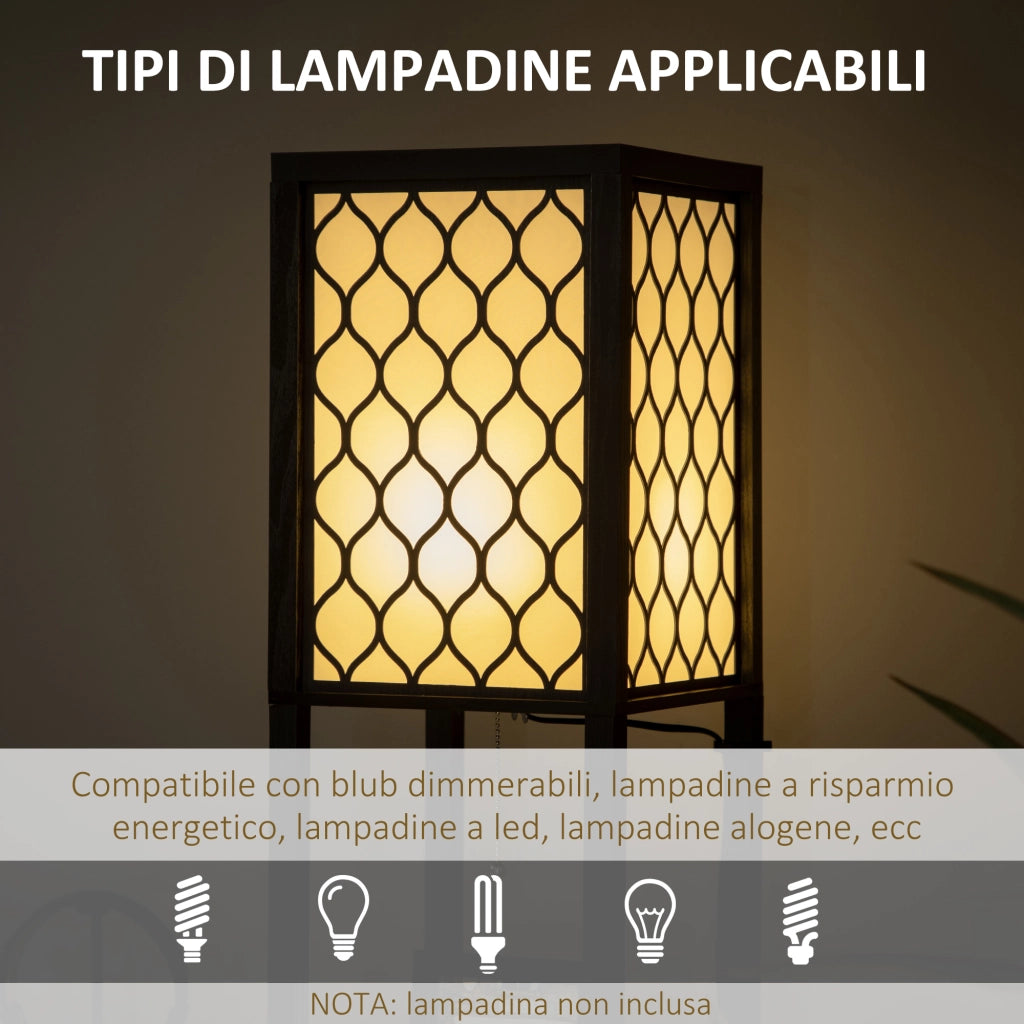 Lampada da Terra ¨C zephmum ¨C 26x26x156 cm