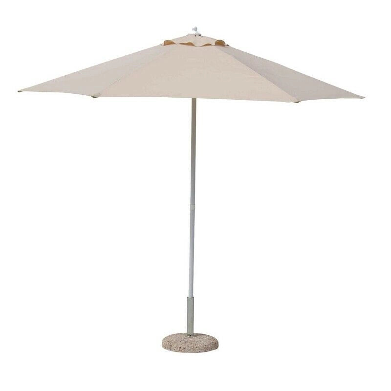 Ombrellone da Giardino Esterno Palo centrale Beige Tortora Acciaio Delfy Colore principale: Beige