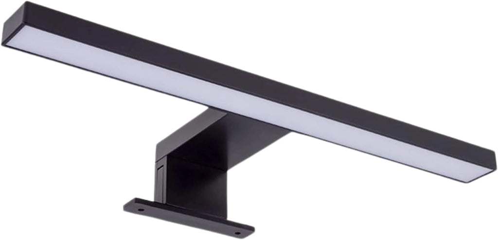 APPLIQUE DA BAGNO LED 60 CM NERO per cornice specchio luce faretto