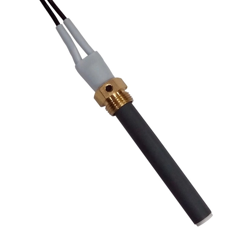 Resistenza accensione per stufe a pellet in ceramica, con raccordo filettato 3/8" GAS KH67230
