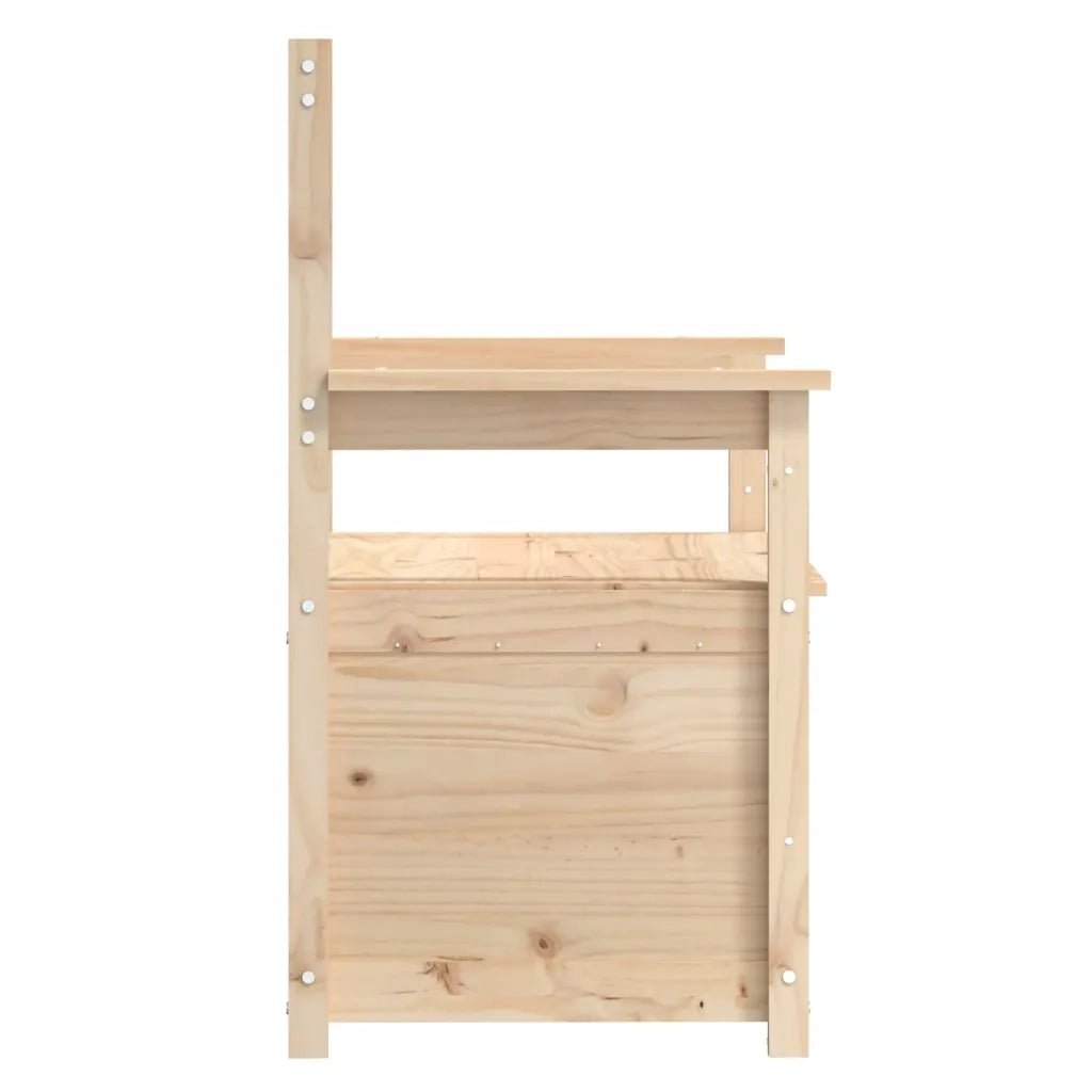 Panca 112,5x51,5x96,5 cm in Legno Massello di Pino 823559