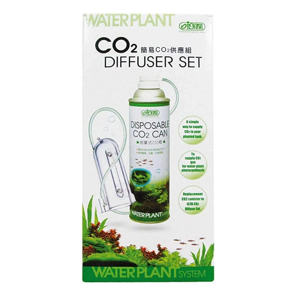 Ista CO2 Diffuser Set - sistema di fertilizzazione co2 completo di bombola usa e getta e diffusore