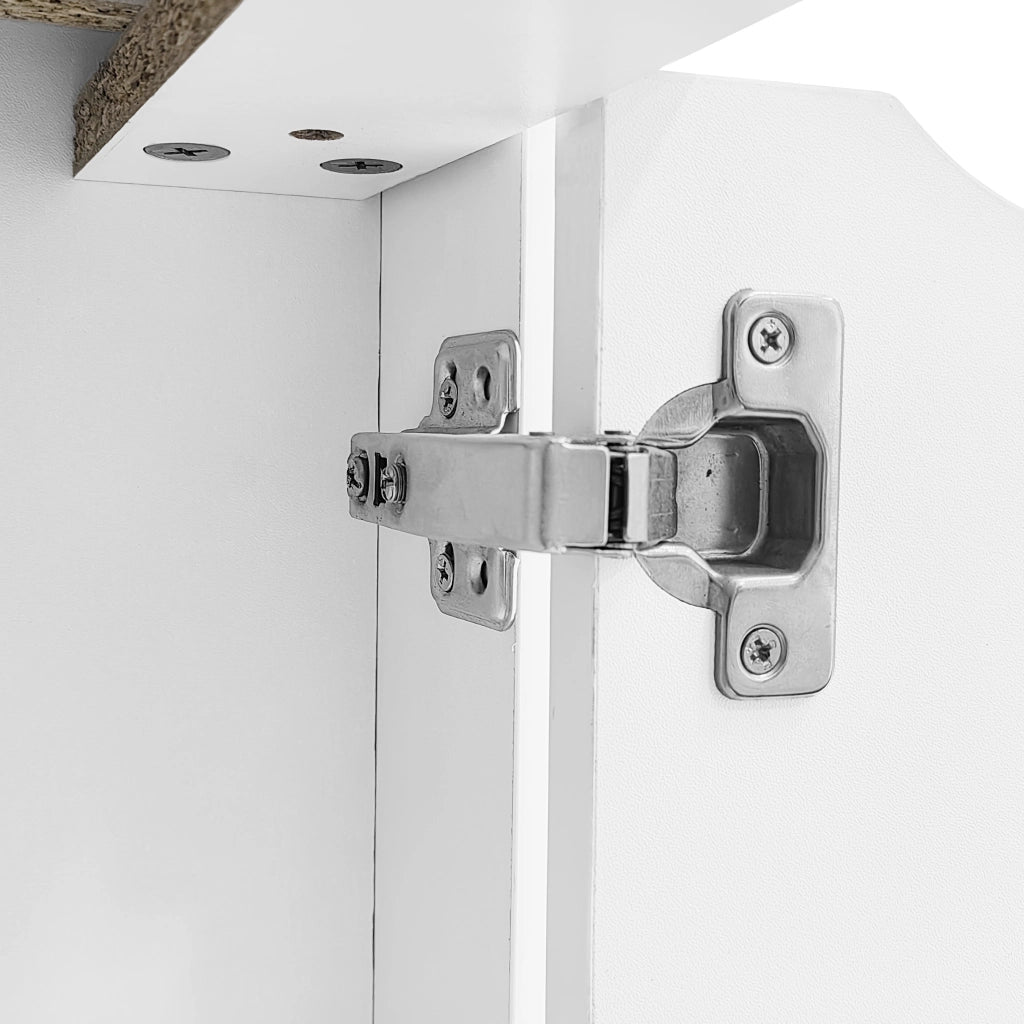 Vetrina Libreria con LED, 1 anta, 1 cassetto e 2 ripiani, per soggiorno o studio, bianco, 60 × 35.5 × 165 cm