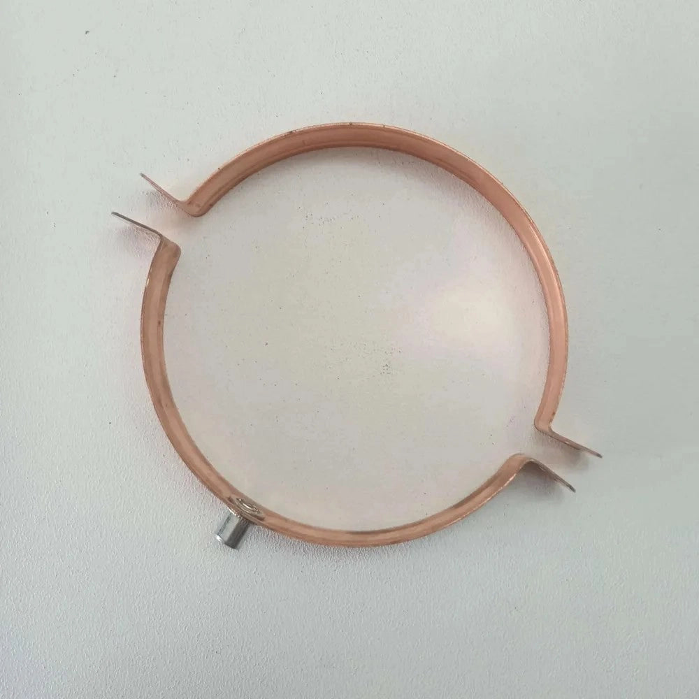 Collare in rame da 120mm per fissaggio e bloccaggio a muro