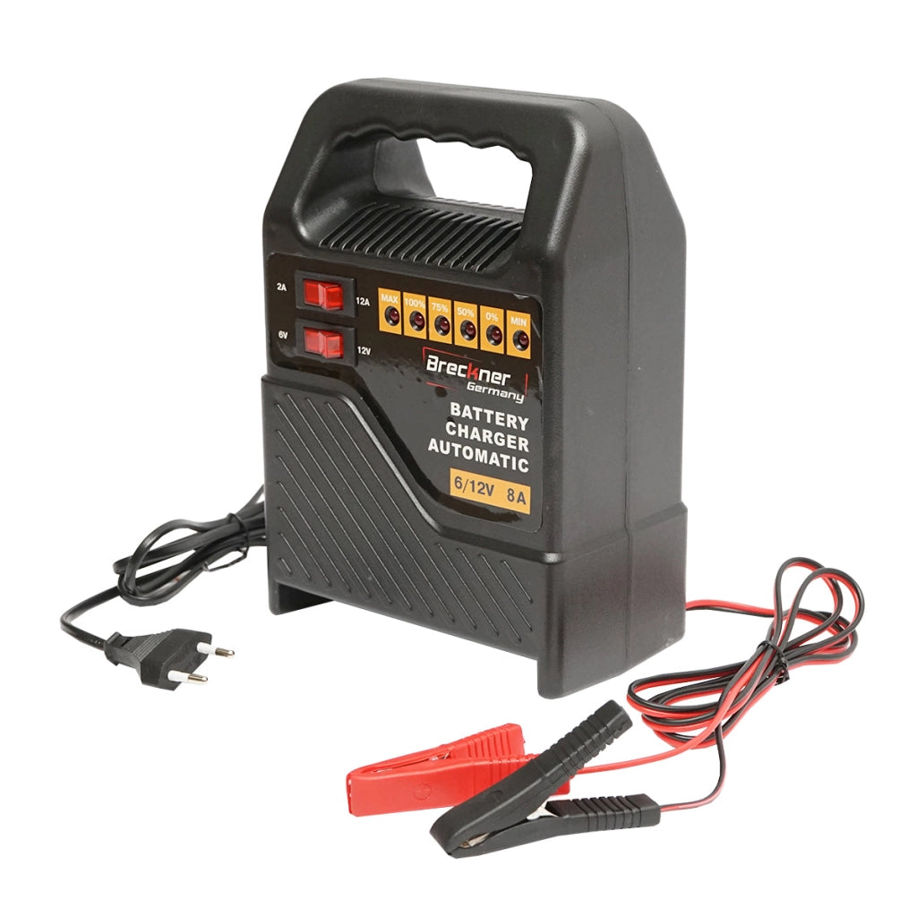 Caricabatterie per batterie auto – 6V / 12V, 8A