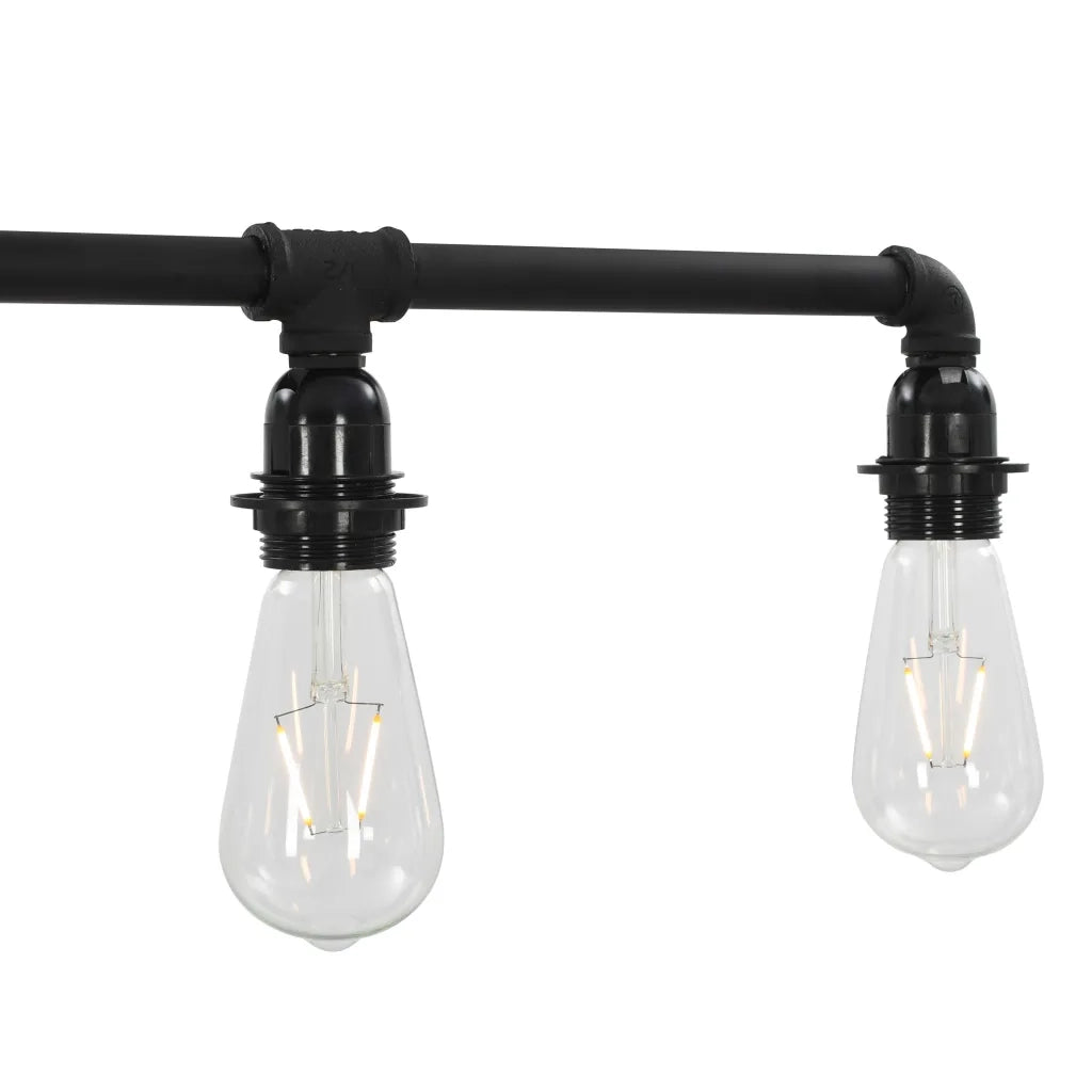 Lampadario Nero per 5 Lampadine E27 281629