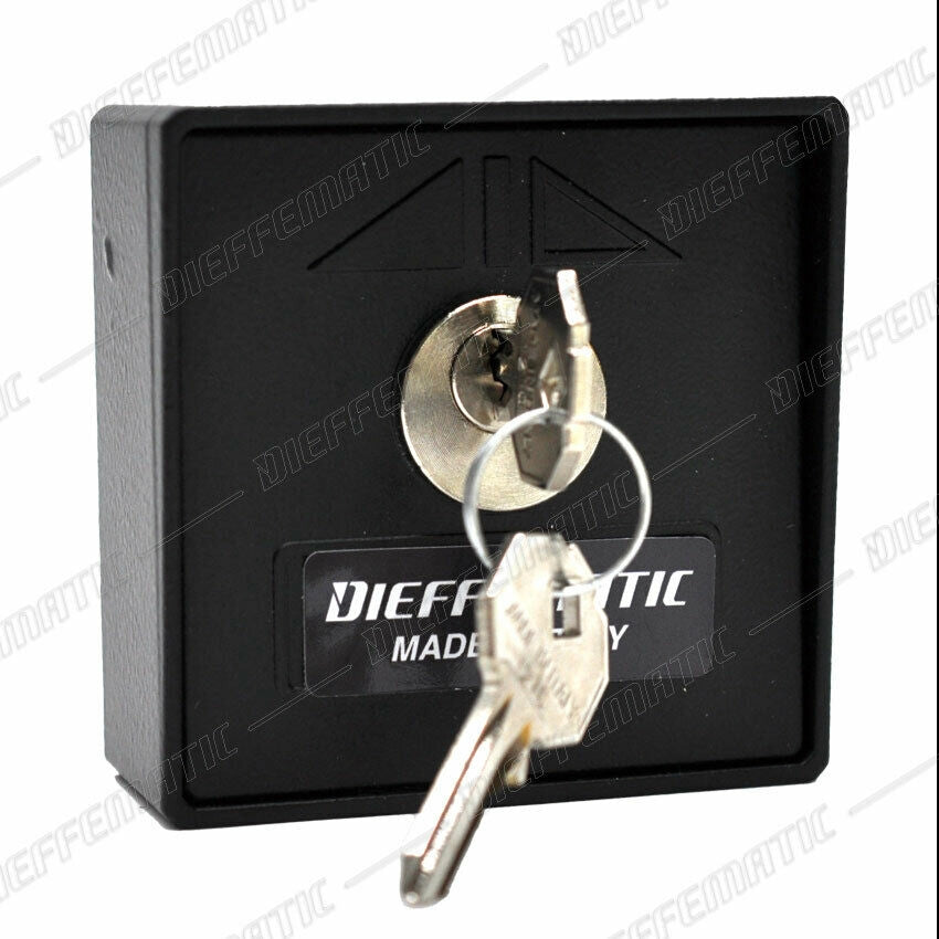 SELETTORE START CON CHIAVE E CILINDRO 198/1 NERO VDS DIEFFEMATIC