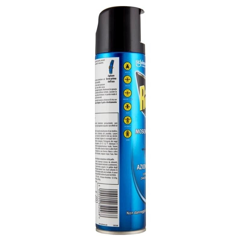 SET 12 RAID MOSCHE E ZANZARE SPRAY INSETTICIDA. ANTIZANZARE E ANTIMOSCHE. AZIONE RAPIDA. 400 ML