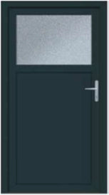 vitaXL Porte per Casa bianco/antracite acciaio da 1,2 mm 42009882