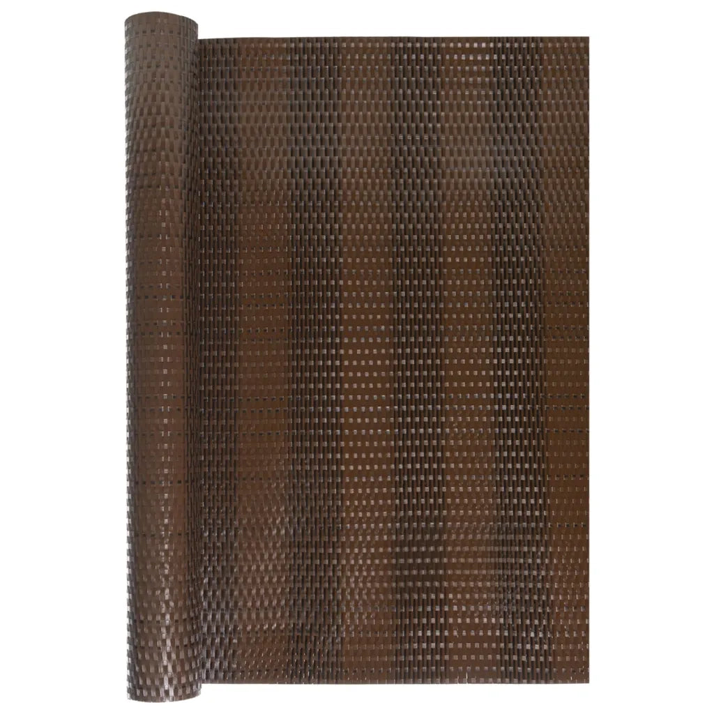 Schermo da balcone | Paravento da Balcone Marrone e Nero 600x90 cm in Polyrattan