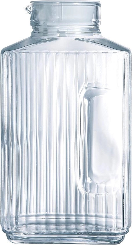 Ottimizzatore per acqua con coperchio bianco da 2 litri