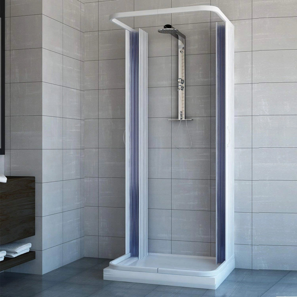 Box doccia Saturnia 3 lati 70x70x70 cm apertura centrale