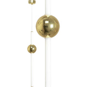 Lampada Da Soffitto Pensile Lungo Led Bianco Oro App476-cp