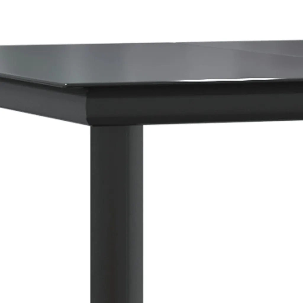 Set da Pranzo da Giardino 7 pz con Cuscini in Polyrattan Grigio