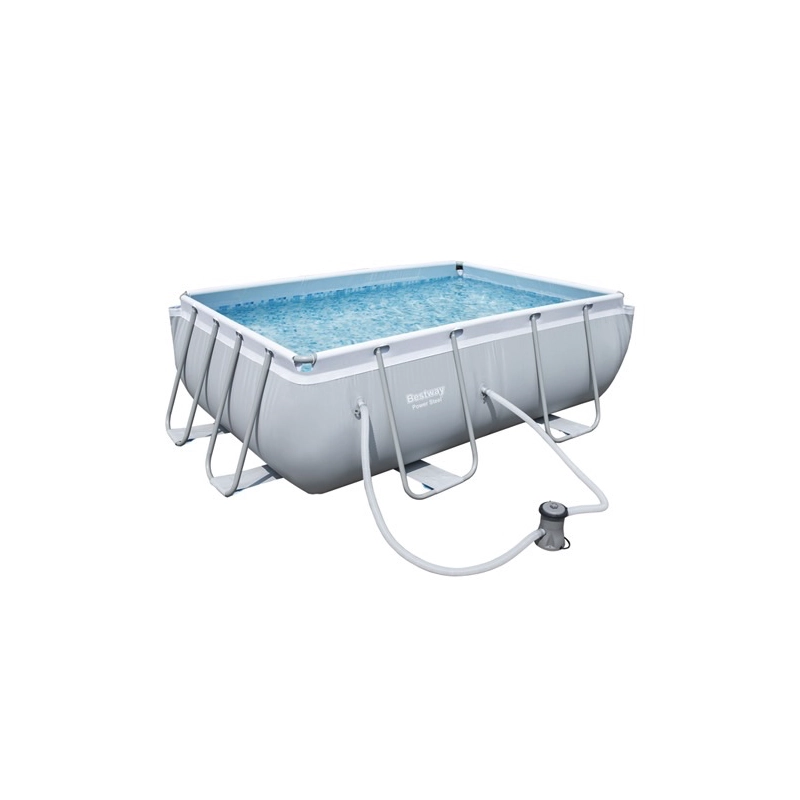 Piscina fuori terra rettangolare con filtro a cartuccia, 282x196x84 cm per giardino compatto - Bestway