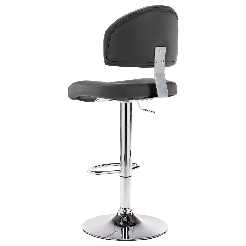 Sgabello da Bar Grigio in Similpelle 249649