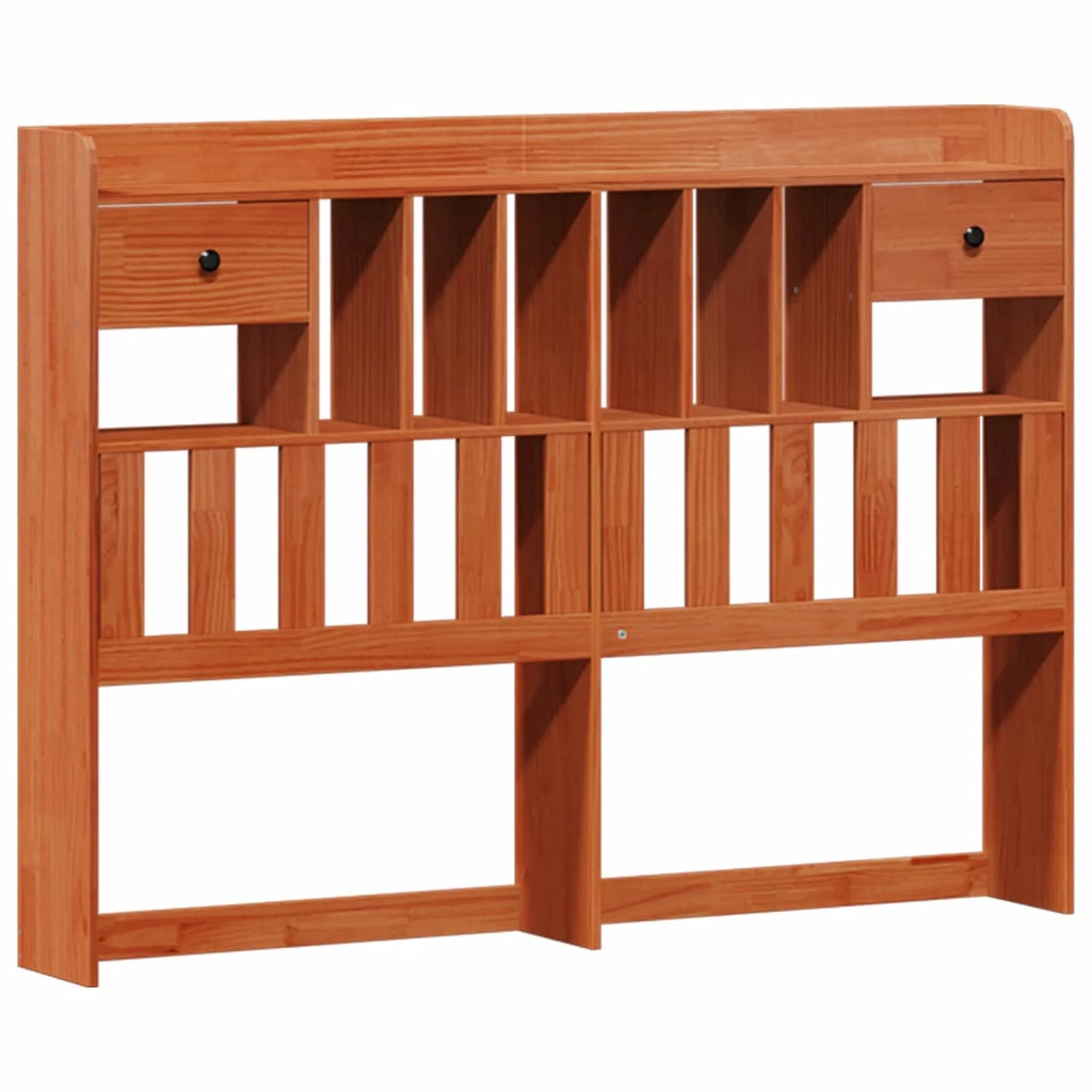 Libreria Struttura Letto con testiera Marrone Cera 200 x 150 cm 3422772
