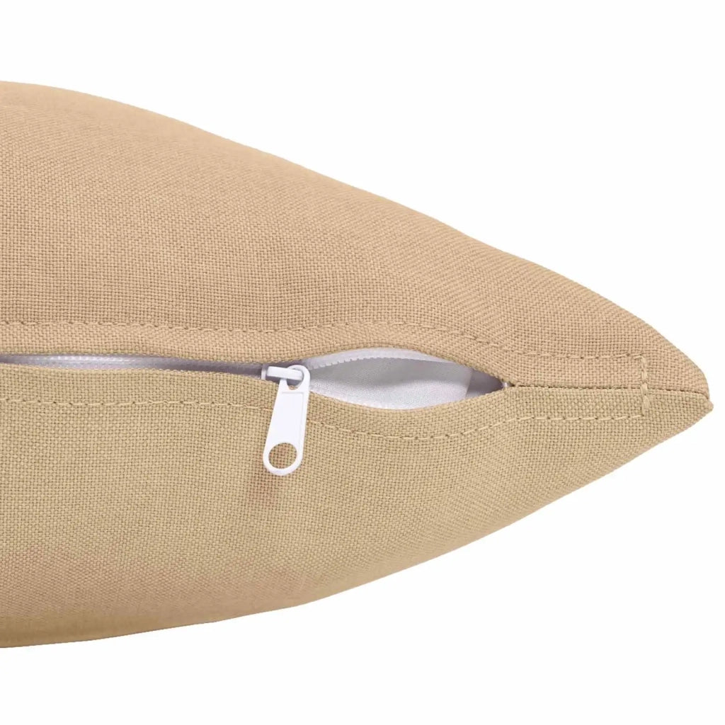 Cuscino con cuscino HEERLEN 6 pz Crema Tessuto 924140