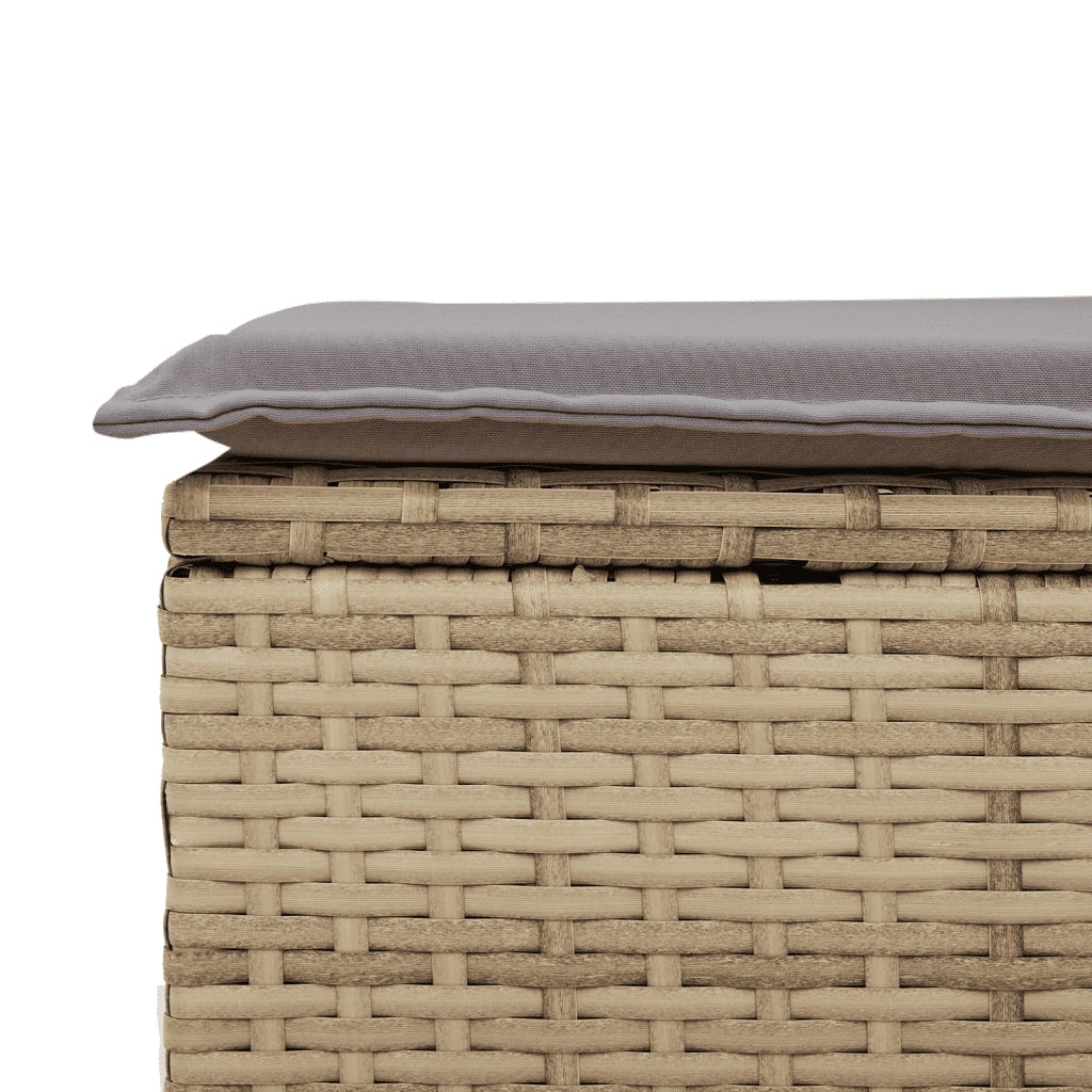 Set Divano da Giardino 8 pz con Cuscini Beige in Polyrattan 3273432