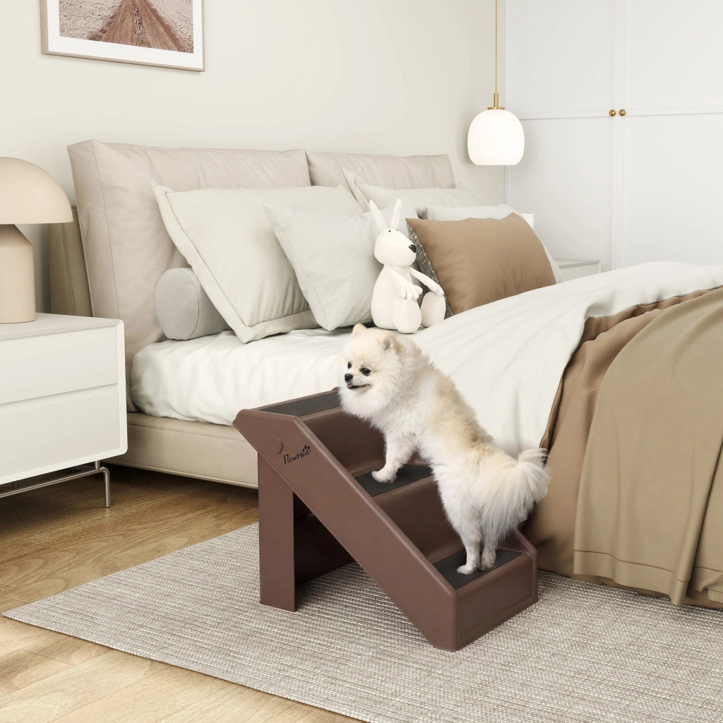 Scala per cani 3 gradini 36,5 cm ¨C Minimal ¨C marrone