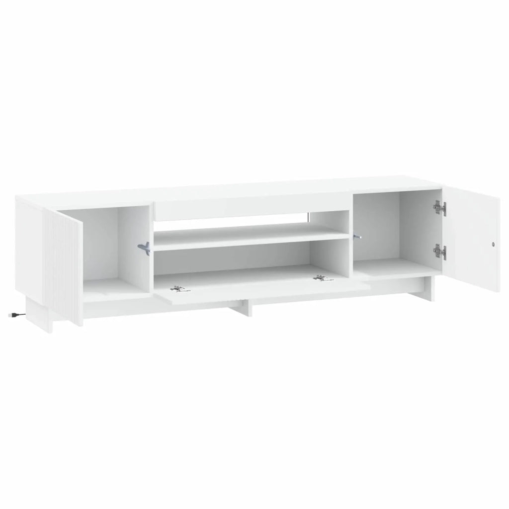 Mobile TV LED Bianco Legno ingegnerizzato 896025