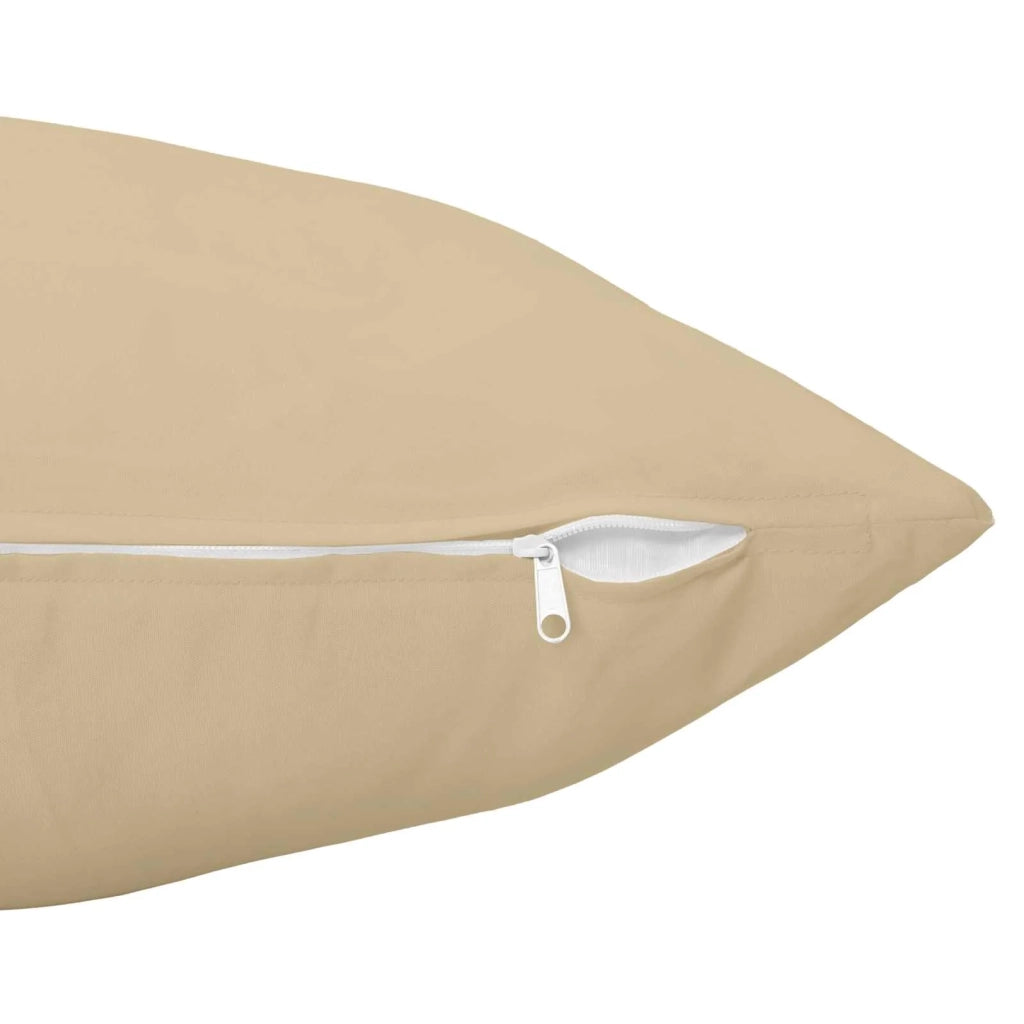 Cuscino 12 pz HEERLEN Beige 40 x 40 cm Poliestere 924693