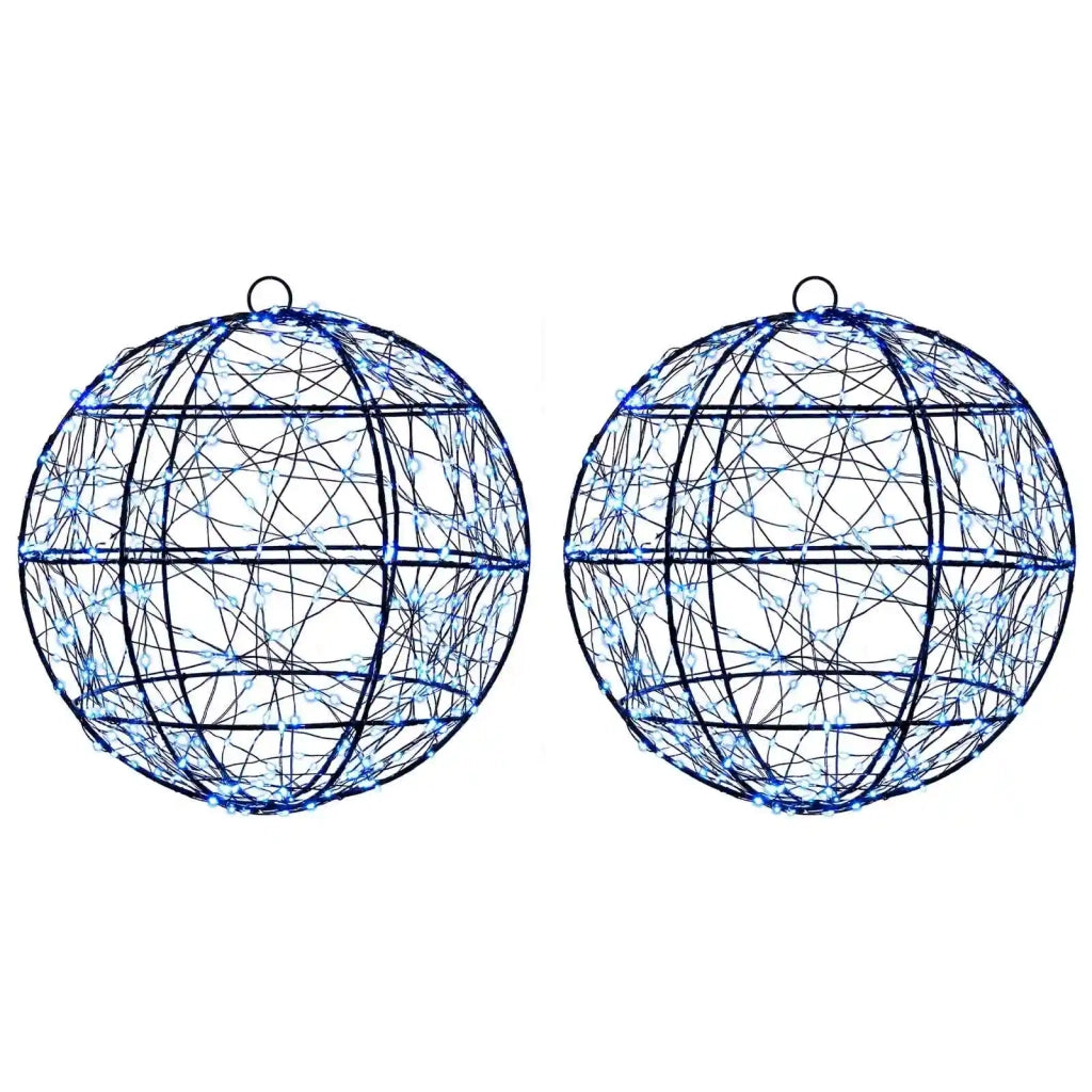 Luce a punta di Natale 2 pz 600 LED Blu Diametro 30 x 32 cm 42049788
