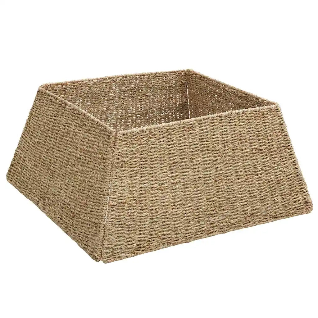 Collare per Albero di Natale-Base per Albero di Natale Marrone 60 x 60 x 28 cm seagrass