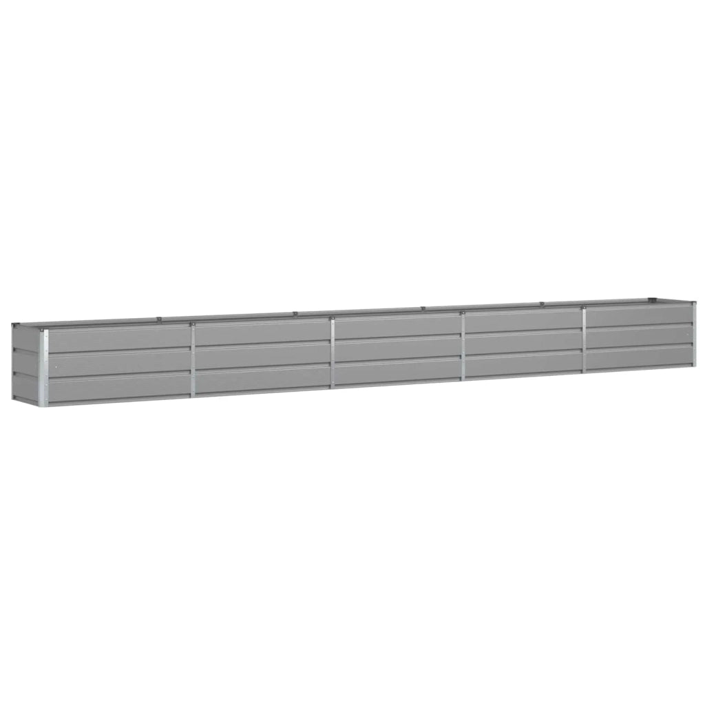 Fioriera | Cassetta per fiori | Vaso Grigio chiaro 480 x 50 x 45 cm Acciaio zincato