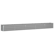 Fioriera | Cassetta per fiori | Vaso Grigio chiaro 480 x 50 x 45 cm Acciaio zincato