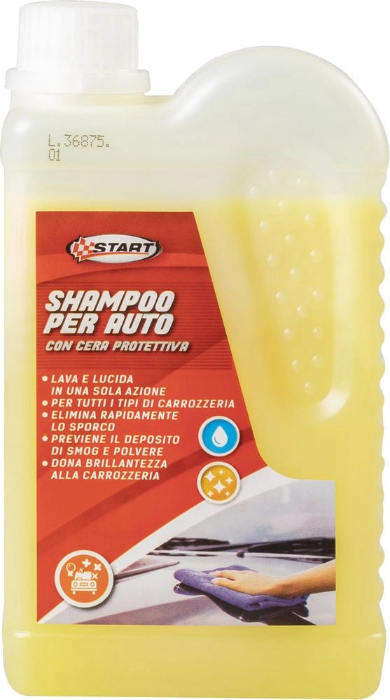 Shampoo per auto con cera 500ML per tutte la carrozzerie