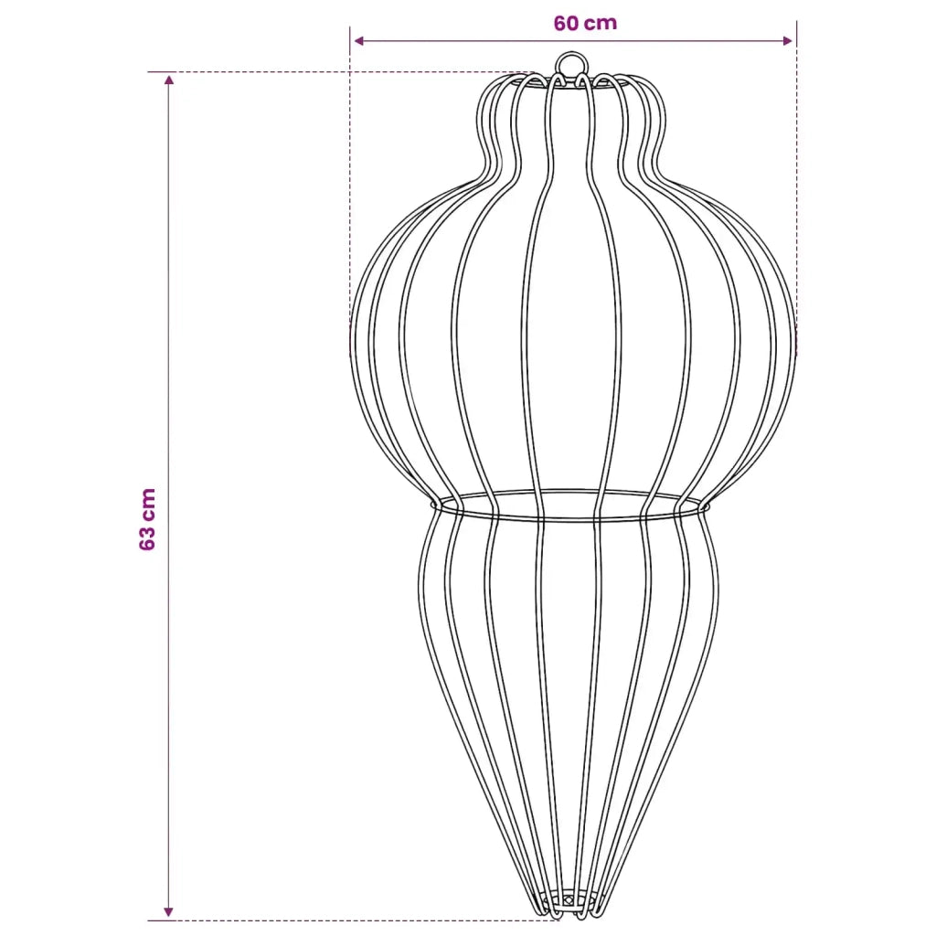 Luce a punta di Natale 2 pz 640 LED Multicolore 42049760