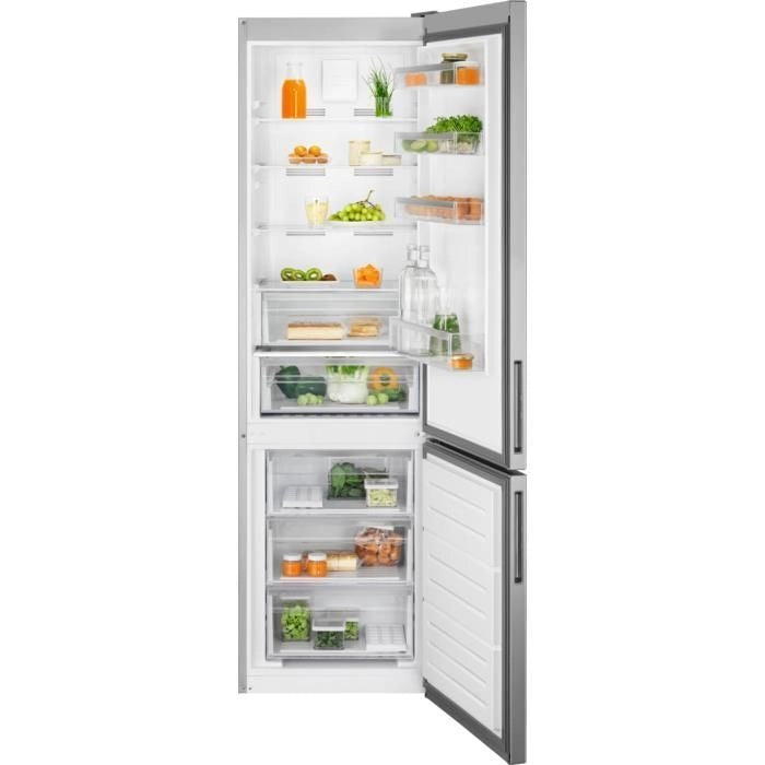 Electrolux LNT6ME36U Serie 600 Frigorifero Combinato 366 L 201 cm Classe E 38 dB Total No Frost colore Inox