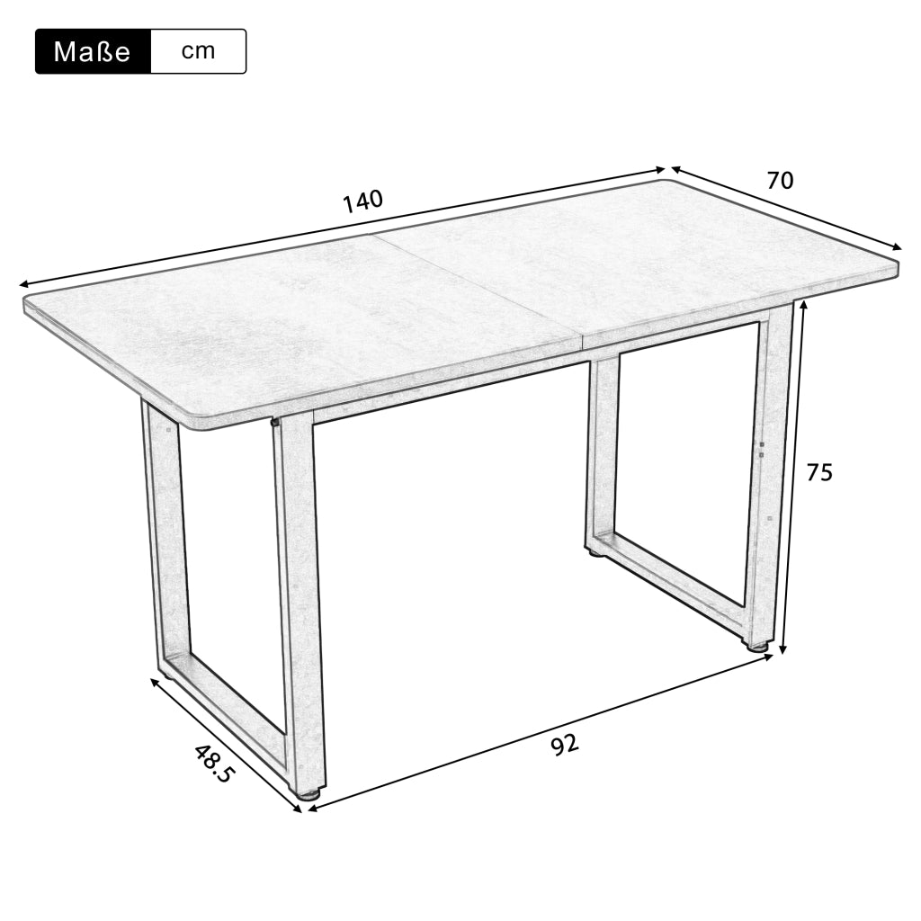SET TAVOLO E SEDIE da pranzo 5 pezzi velluto e rattan nero e grigio