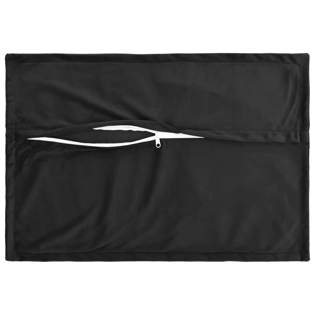 Federa 2 pcs HOUTEN Nero 50 x 75 cm Velluto 919753