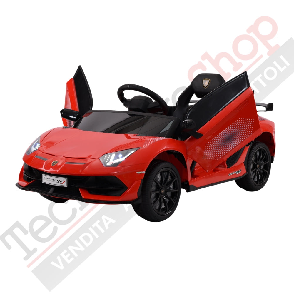 Tecnobike Shop - Auto Elettrica Per Bambini Lamborghini Svj Small 12V-Rosso
