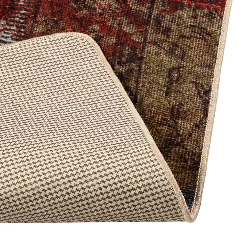 Runner Tappeto MARSA Multicolore 80 x 350 cm Poliestere e PVC 42023245