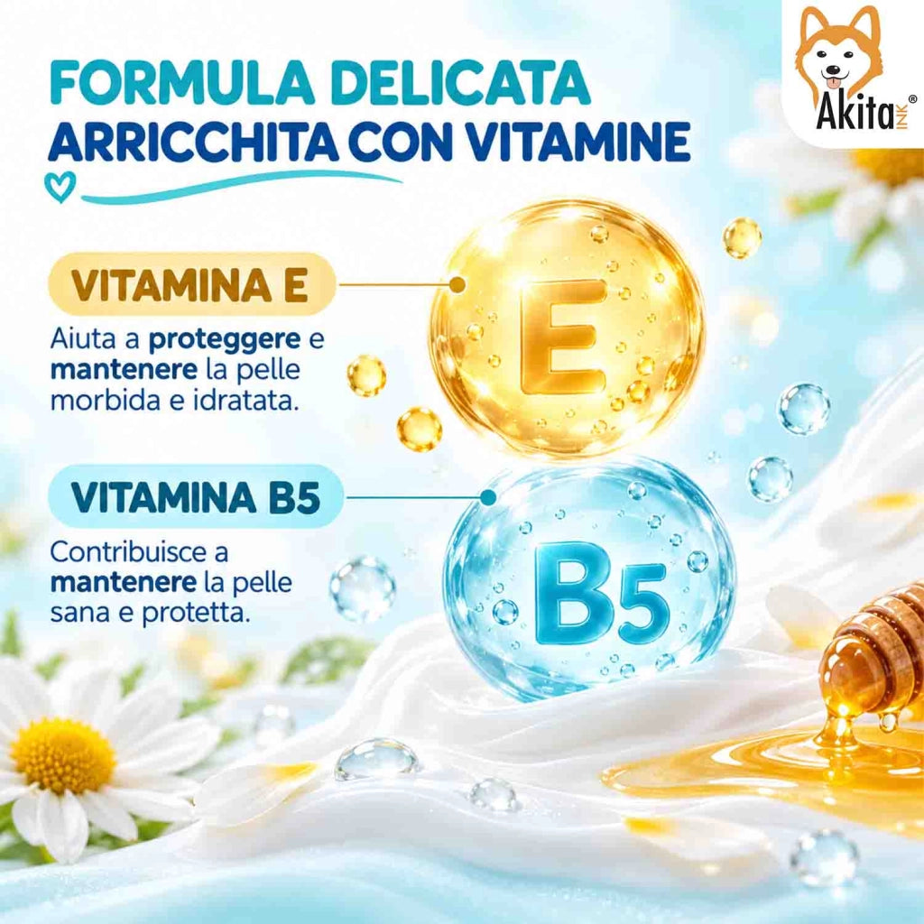 Akitaink 6 Confezioni Salviettine Baby 72 Pz Camomilla