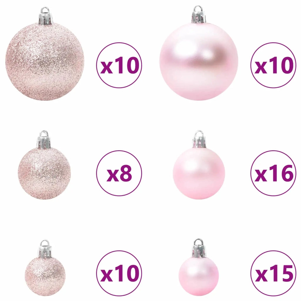 Albero di Natale artificiale Bianco 180 cm PVC e Acciaio 3426814